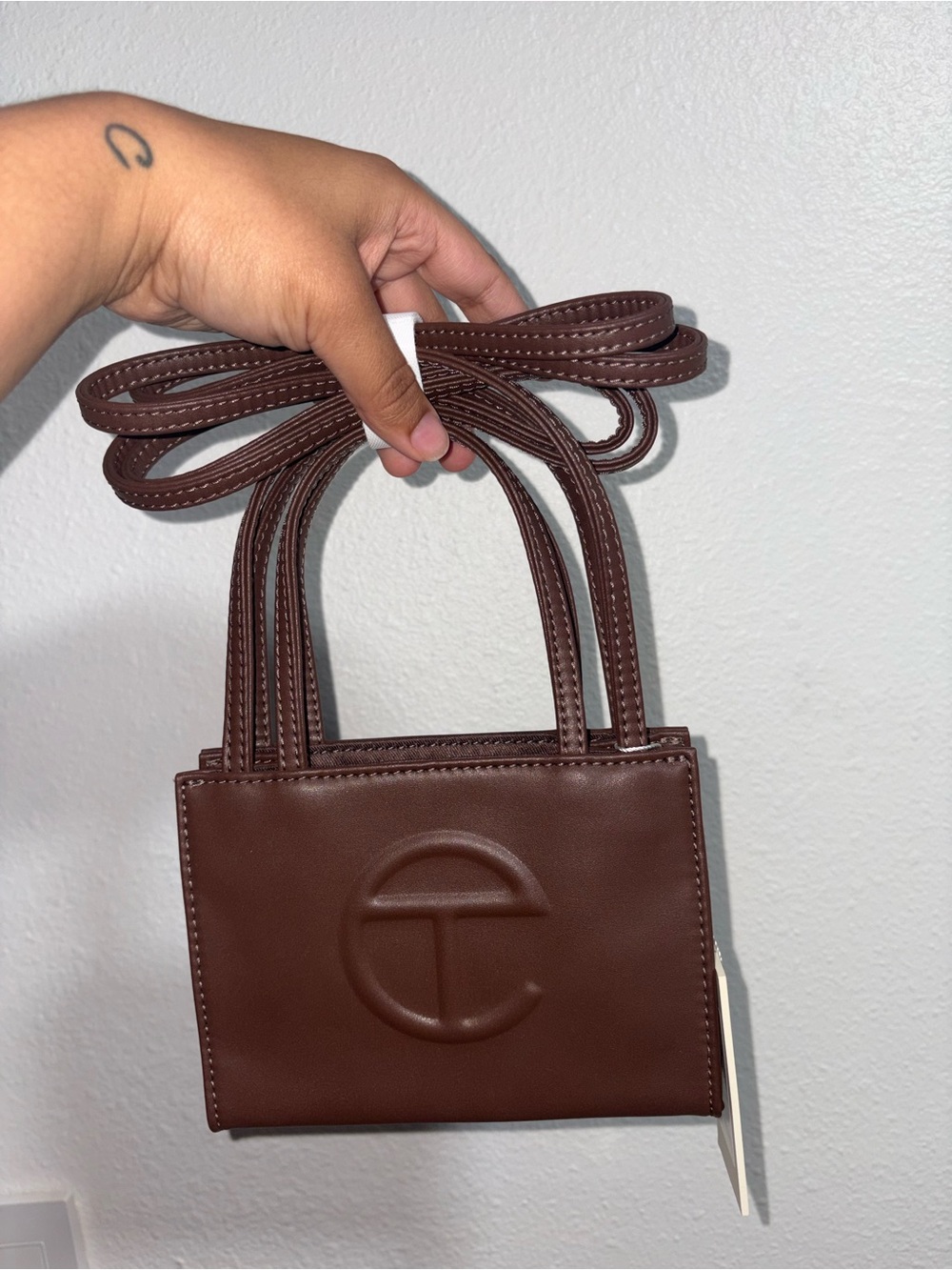 Telfar Small Shopping Bag – Chocolate Brown NWT